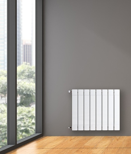 Radiador Broen Plus 900 Bl 7 Elements Peisa 10001032 branco