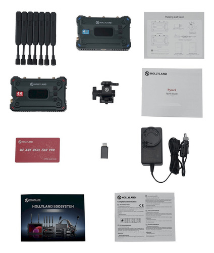 Sistema Transmissão Vídeo Hollyland Pyro S 4k Hdmi/sdi Wirel