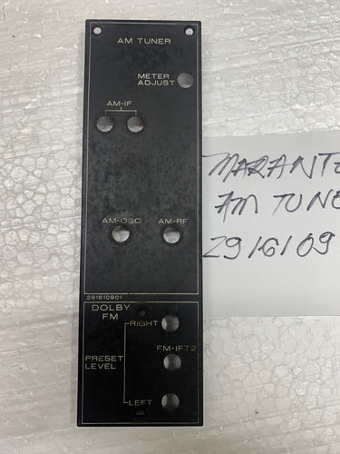 Receiver Marantz 2250b Peças Tampa/ Escudo Am Tuner Usado (Usado)