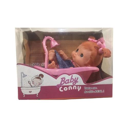 Muñeca Baby Conny Ducha Con Función Real