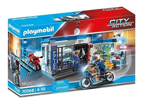Figura Armable Playmobil City Action Escape De La Prisión