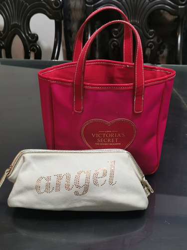 Victoria's Secret Bolsa Y Cosmetiquera Lindas Al 2 X 1