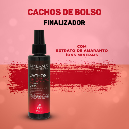 Spray Ativador De Cachos Minerals - Left Cosmeticos