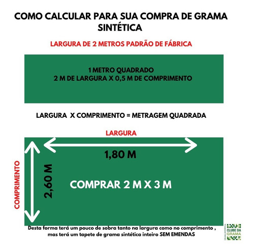 Imagem 7 de 9 de Tapete De Grama Sintética Verde 12mm - 2m X 7 M - 14 M2