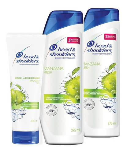 Head & Shoulders Shampoo X2 Y Acondicionador De 1050 Ml