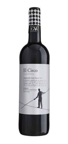 Vino Tinto El Circo Funambulista Semi Dulce 750 Ml Español