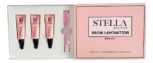 Kit Brown Lamination Lash Lifiting Stella Milano 7g