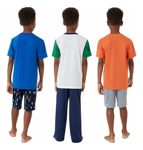 Eddie Bauer Pijama De 6 Piezas Para Niños Y Niñas Original