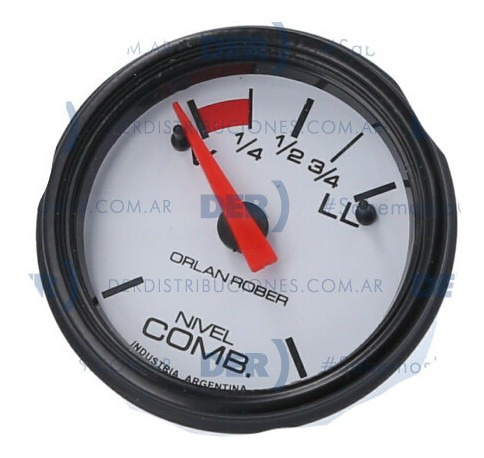 Reloj Nivel Comb. F. Blanco (70 Ohm) 12v D52mm