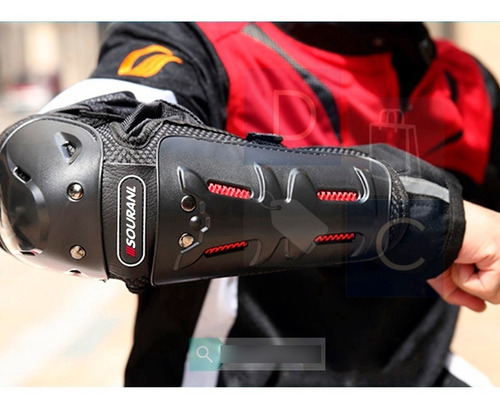 Imagen 3 de 4 de Kit Protecciones Para Motociclistas De Rodilleras Y Coderas