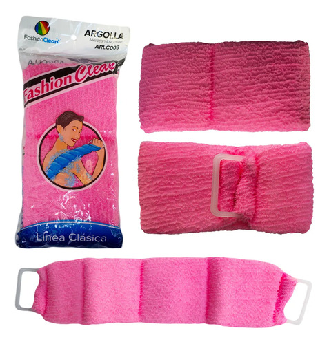 Kit 3pzs Estropajo Zacate Esponja Surtido Baño Con Argolla Surtido Rayas