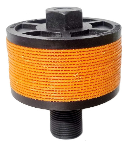 Crepina Pluvitec Rosca 1'' Com Cauda 40mm E Porca Cor Preto / Laranja