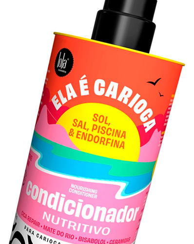 Lola Ela É Carioca Acondicionador Nutritivo Ceramidas 3c
