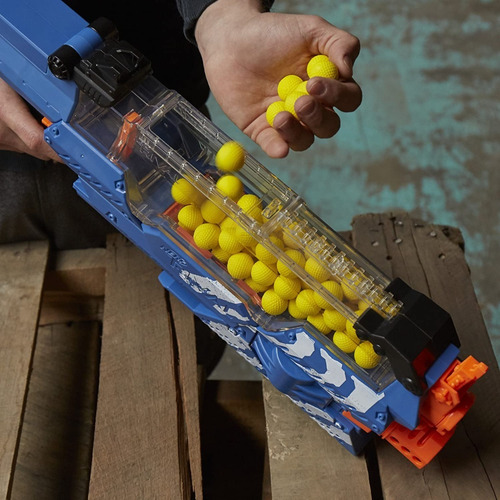 Nerf Rival Nemesis Mxvii-10k, Azul (blue) Con 100 Municiones