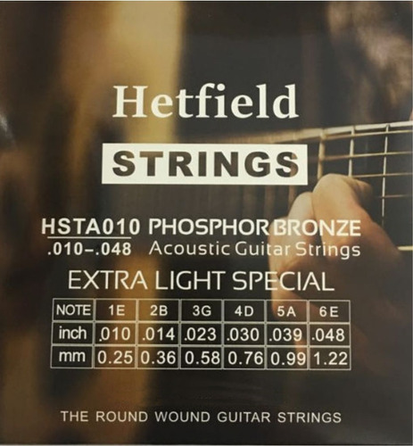 Encordado Cuerdas 010 Guitarra Acustica Phosphor Bronze Cuot