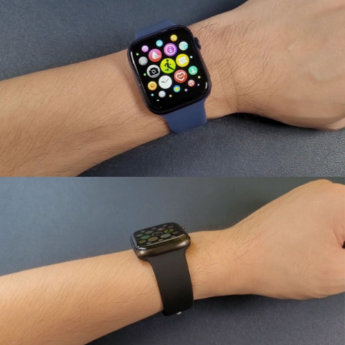 Imagem 3 de 8 de Smartwatch Iwo I7 Pro Max 44 Mm Series 7 + Fone Bluetooth