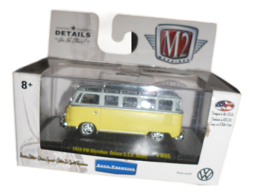 1959 Vw Microbus Deluxe Kombi Usa M2 Auto-thentics 1:64 Vw05