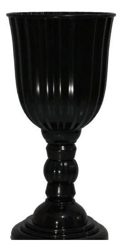 Vaso Dubai Grande Preto 40 Cm