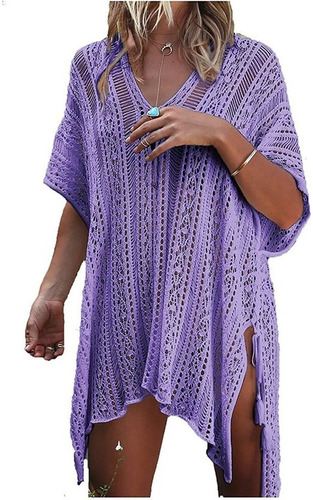 Salida De Playa Pareo Cover Up Baño Ropa Vestido Mujer