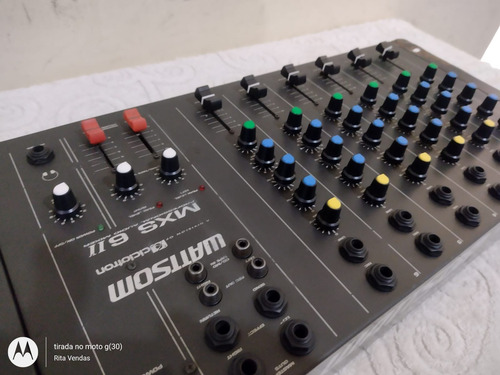 Mesa De Som 6 Canais, Mix De Som, Ciclotron, Whattson Mxs 6 (Usado)