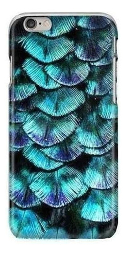 Funda Para Celular Hojas Azules Arte Para Toda Marca De Cel