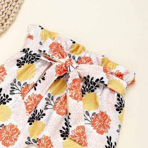 Conjunto De Blusas De Manga Larga Con Volantes Y Pantalones