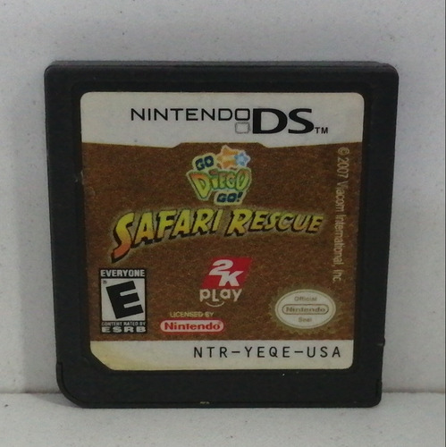 Video Juego | Go Diego Go Safari Rescue |`nintendo Ds