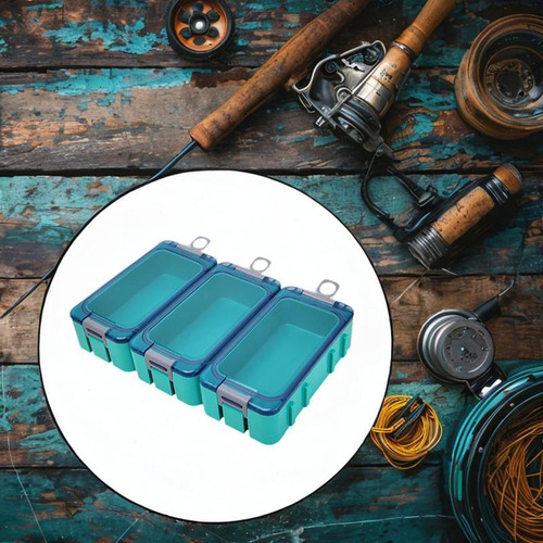 Fe 3 Piezas Luros De Pesca Caja Accesorios De Pesca