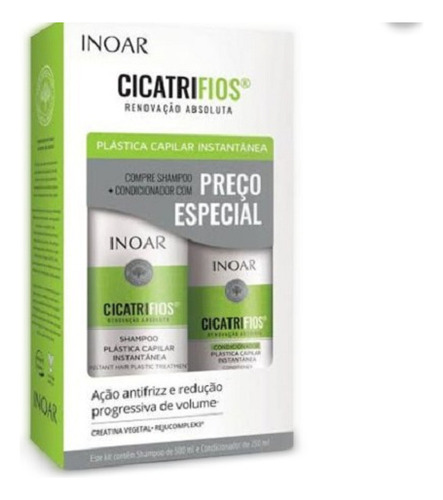 Shampoo 500 Ml+condicionador 250 Ml Cicatrifios
