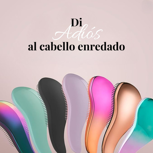 Cepillo Desenredante De Cabello Y Anti Frizz Mujer Niñas X12