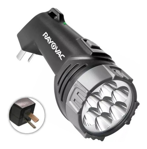 Linterna 7 Led Recargable Rayovac Alcance 48m Carga De 38hs