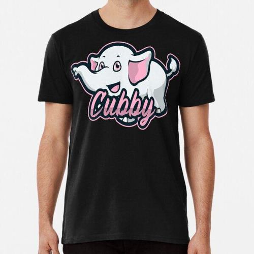 Remera Diseño Cubby Cartoon Elephant Algodon Premium