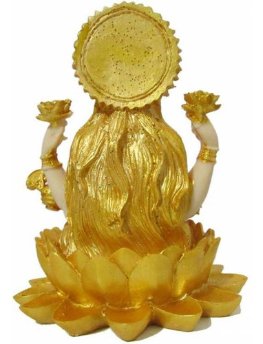 Estatua Deusa Saraswati Do Conhecimento 16cm Resina B43013