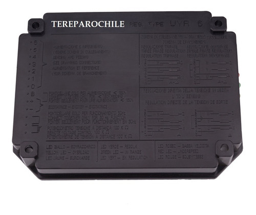 Regulador De Tension Avr Uvr6 Para Alternadores Mecc Alte