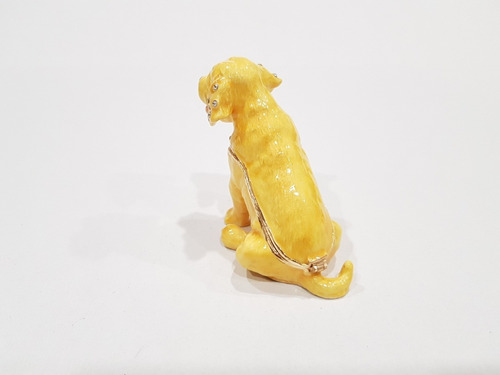 Imagen 3 de 4 de Alajero Faberge Cachorro Labrador 7,7x4,3x6,8 Cm