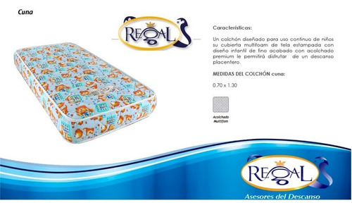 Colchon Cuna Y Corral Marca Regal 1.30x0.80mts