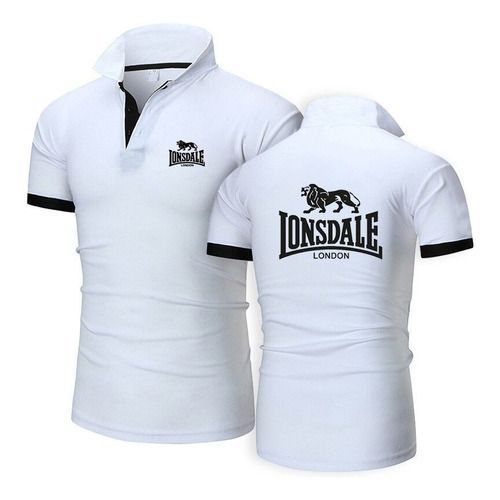Camisa Polo Summer Lonsdale Business Splicing Para Hombre