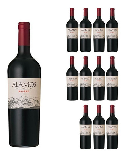 Vino Alamos Malbec X375cc Caja X12