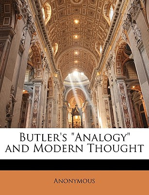 Libro Butler's Analogy And Modern Thought - Anonymous