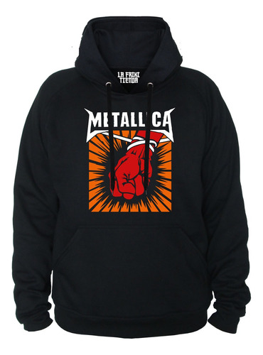 Buzo Buso Saco Hoodie Con Capota Rock Metallica St Anger