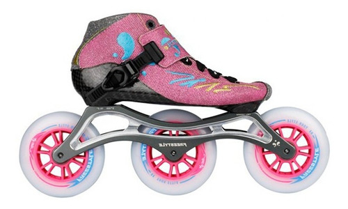 Patin De Velocidad Feestyle Sock Rosado