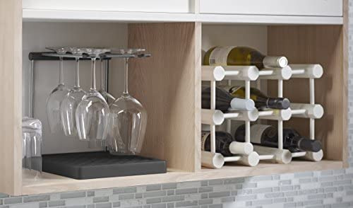 Kohler K-8628-chr Estante Para Secar Copas De Vino, Carbón