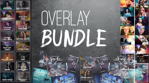 + 700 Overlay Superposiciones Bundle - Photoshop