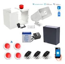 Comprar Alarma Vecinal Wifi Controles Botones Rf Y Bateria Respaldo