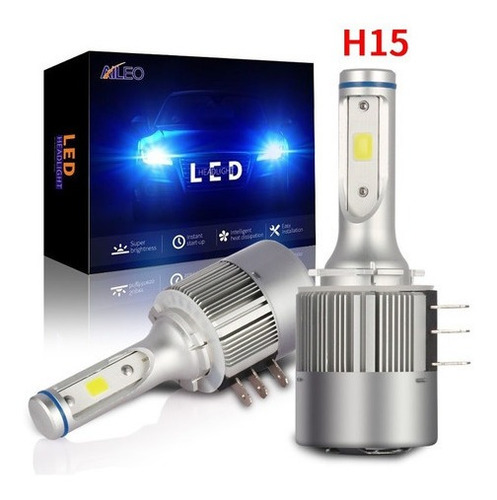 H15 Led 8000lm 6000k Para Audi Mercedes Ben Volkswagen