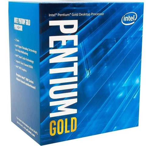 Processador Pentium Gold G5400 3.7ghz Bx80684g5400 Intel