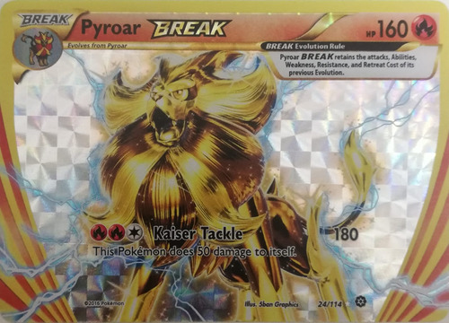 Pokémon Tcg Pyroar Break 24/114 Full Art