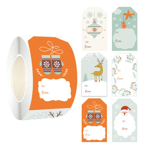 Pegatinas De Feliz Navidad, Sobres, Pegatinas De Sellado,
