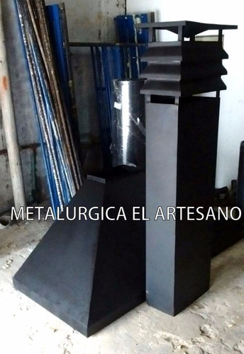 Campana 1.50 X 0.60m Tiraje Y Sombrero Chapa Negra