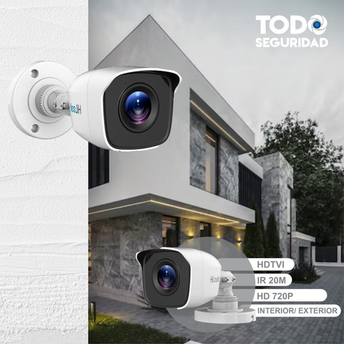 Kit Seguridad Hikvision Dvr 4ch + 4 Camara Hd + Disco +balun